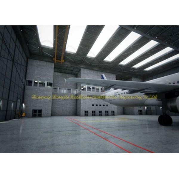 Hangares de acero prefabricados del aeroplano del marco de Q235 Q345