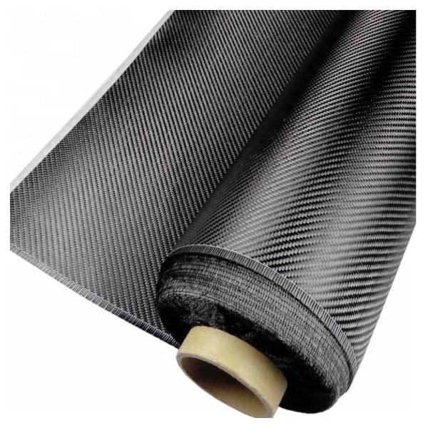 Black 3K 240g Carbon Fiber Fabric Twill Weave Light Weight For Car Decoration