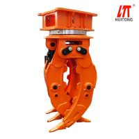 3-10 toneladas da máquina escavadora Rotating Grapple For Hitachi ZX100 ZX220