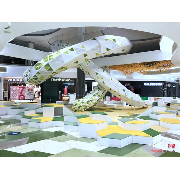 Outdoor Combination Slide Amusement Equipment for Play and Decoration Stainless Steel