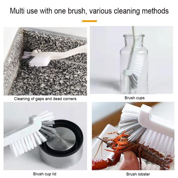 Чистка кухни, кисть, раковина, бытовая посуда, сковородка, уголки, плитки, линии, кисти для очистки