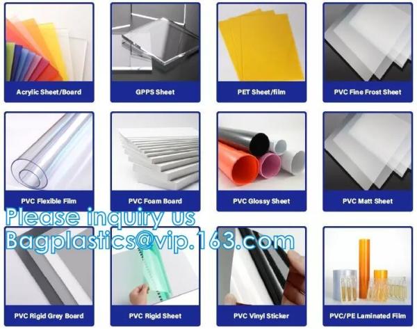 PVC Film, Super Clear, Factory Price Non-Sticky soft Vinyl PVC filexible Film, Glossy Embossed