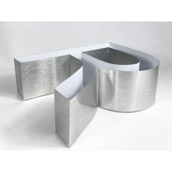 Зеленое 0.8mm алюминиевое PE крышки отделки письма канала покрыло 100 метров никакой край