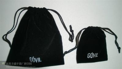 Thickening Inner Cable Organiser Bag , Canvas Mini Drawstring Favor Bags