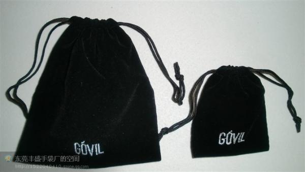Thickening Inner Cable Organiser Bag , Canvas Mini Drawstring Favor Bags