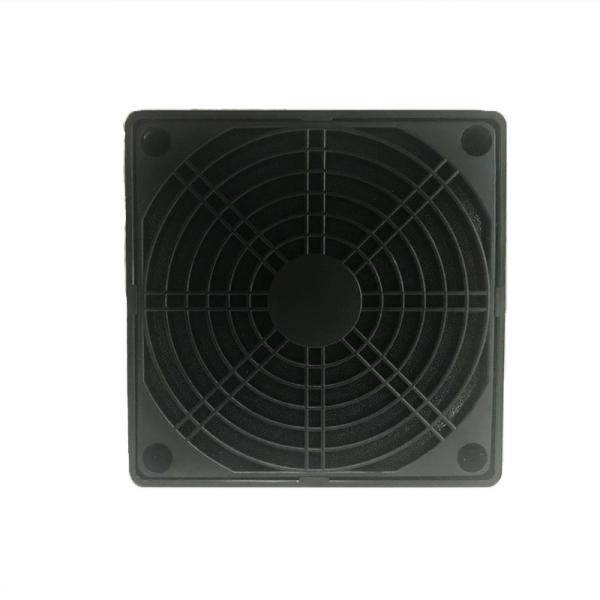 Plastic Heat Dissipation PC Fan Grill 120mm , Cooling Fan Cover Black