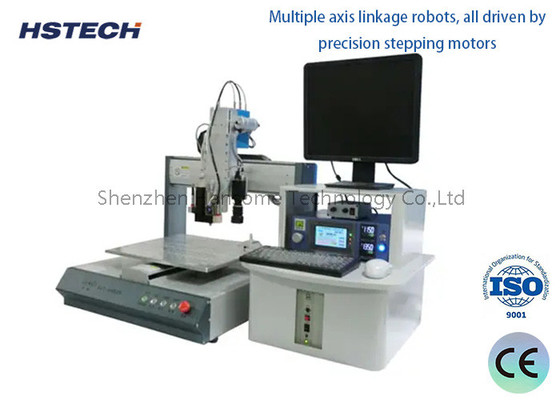 Flexible Desktop Automatic Soldering Machine with Definition Vision and Single Head Tip
