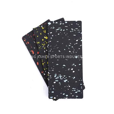 High Density Gym Rubber Mat 15mm Thickness Tiles Type Recycled