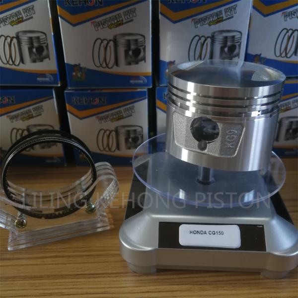 Forged Aluminum Honda Motorcycle Pistons Fit CG150 Graphite Black