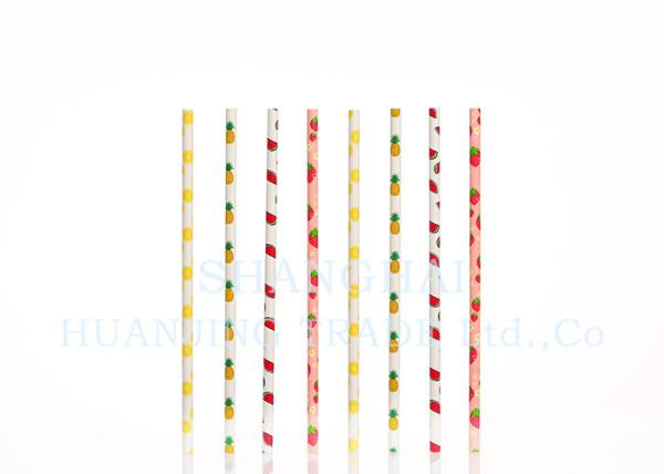 Multi Functional Waterproof Paper Straws For Birthday Party Baby Shower