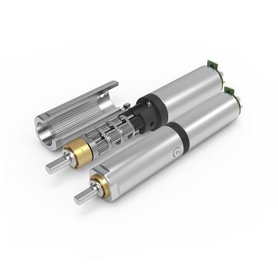 Dia 6mm Planetary Gearbox Stepper Motor 14rpm 600gf Cm Micro Coreless DC Motor