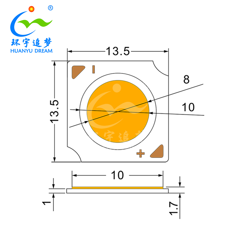 Постоянное напряжение COB LED с IC 24V 48V 1313 Chip LED COB 3000K 4000K 5000K 6000K