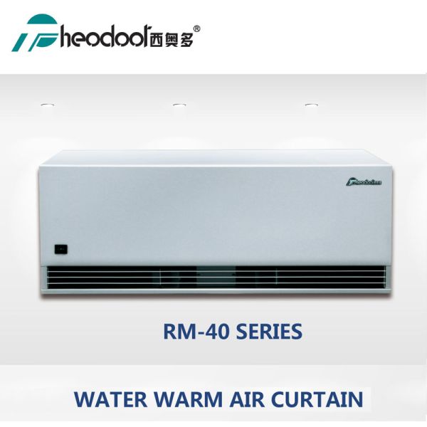 Rideau d'air à ventilateur et serpentin de chauffage de l'eau Theodoor à économie d'énergie avec interrupteur hiver et été