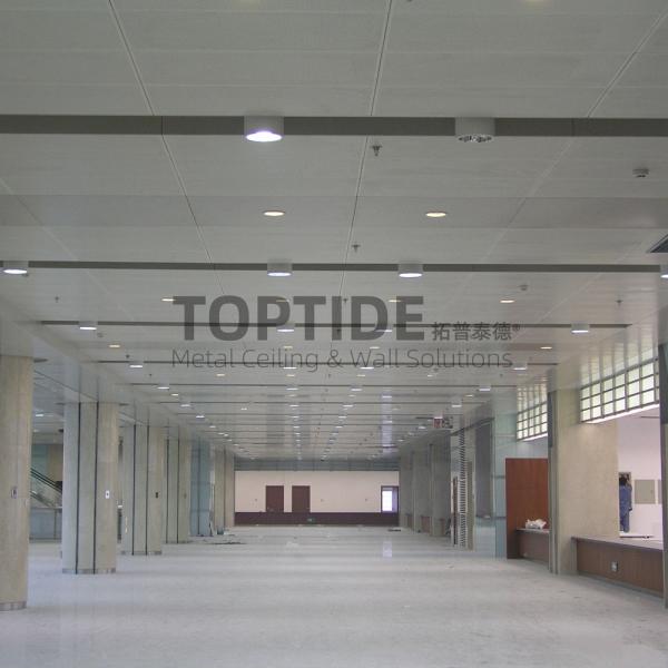 Sound Absorbing Aluminium / Steel Decorative False Ceiling Acoustic Perforated Panel