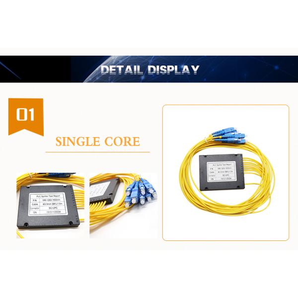 Splitter PLC модели ABS коробки ABS LSZH/PVC 1*8 SC/UPC