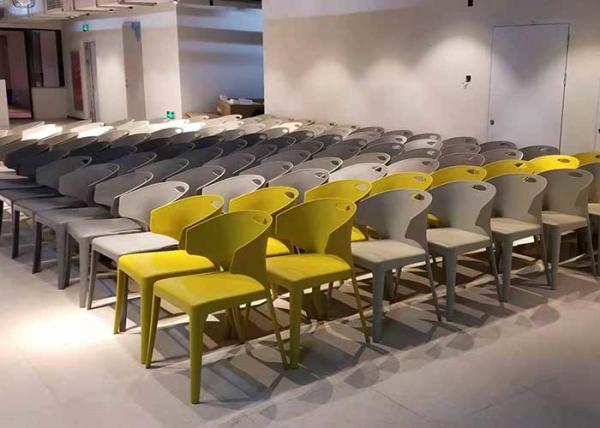 Stackable Multicolor Dining Chairs With Arms PP Polyethylene 78cm