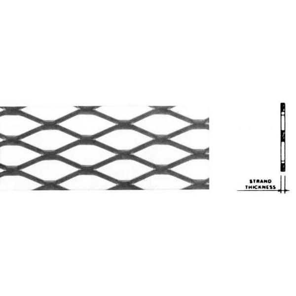 DIN EN ISO 1461 Expanded Metal Mesh , Aluminum Expanded Metal Sheet For Stairs