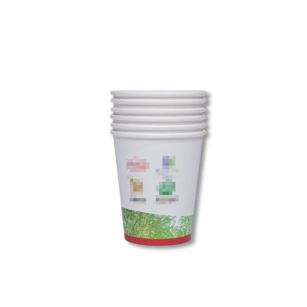 Stamping Printing Handling Eco-friendly Recyclable Disposable Coffee Hot Drink Cups with Customized Logo and Size