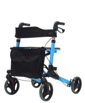 Adult Medical Folding Walker Folding Drive Medical Four Wheel Walker Rollator
