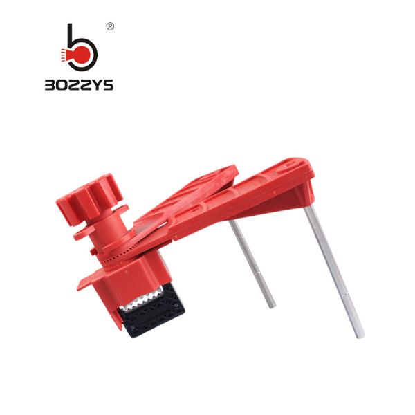 Two Arms Universal Valve Lockout Device Red Color For Ball / Butterfly Valve