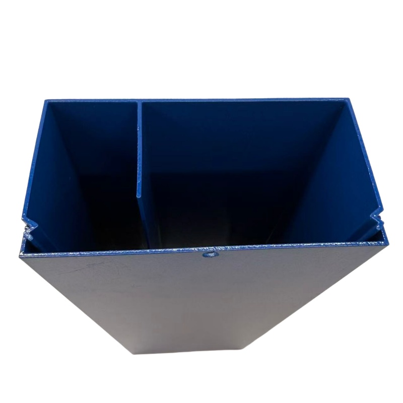 Industrial Grade Rectangular Ventilation Channel Cable Tray Fireproof Corrosion Resistant Spray Aluminium Alloy Construction