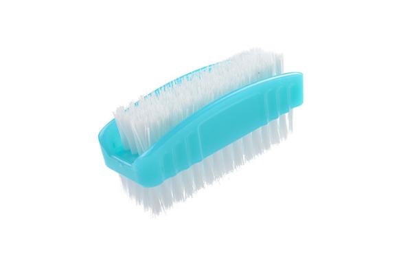 8x3x3.6cm Grip Handle Nail Brush Double Sided Brush For Bathroom