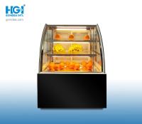 refrigerador mais frio da exposição da loja da mostra SASO 110V 240V da exposição do bolo da sobremesa de 900mm