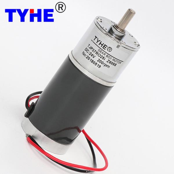 China Manufacturer Universal 37mm Gear Box 12v 24v Micro 300 Rpm 50rpm High Torque Low Rpm 18w 10kg Load Dc Gear Motor