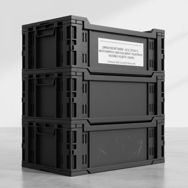 Operates Between -20°C To 60°C Weatherproof And High Impact Resistance Nestable