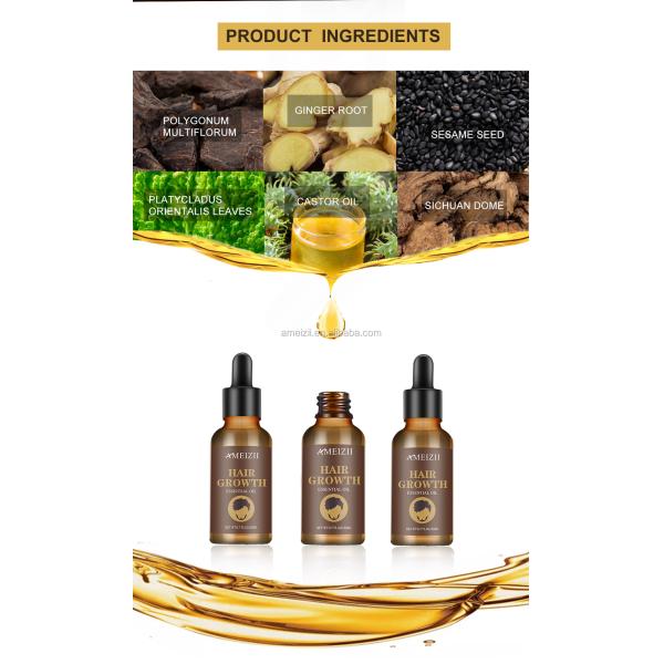 Natural Argan Hair Regrowth Serum Anti Loss With Ginger Essential Oil