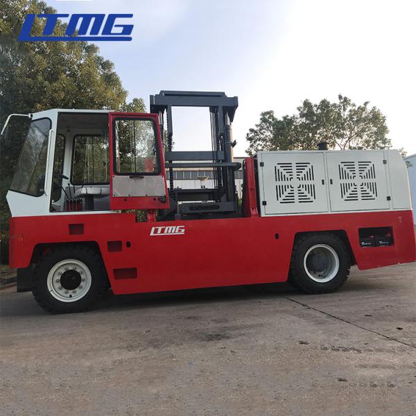 Side Loader Forklift 10 Tons With Alternative Engine And Color goods transportation