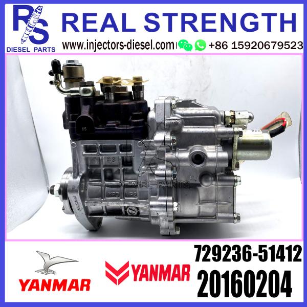 Yanmar PUMP 729236-51412 20160204 Diesel Fuel Injector Pump assembly 729236-51412 20160204 For DIESEL Engine