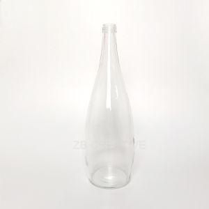 1000ml Flint Clear Glass Beverage Bottles Screw Top 500g CY-795