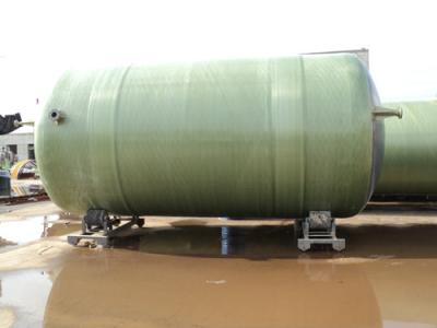 Antiseptic Frp Cylindrical Storage Tank Cross Wound Sewage Treatment 1800mm