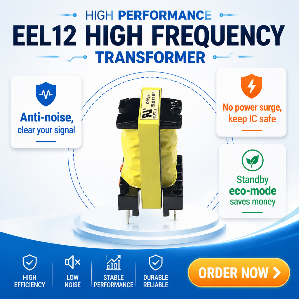 Custom EEL12 EEL16 EEL22 EEL25 PCB Mount Flyback Transformer For LED Power System