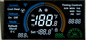 Panel de pantalla LCD VA de 3,3 V con área de visualización de 105 (ancho) * 51
