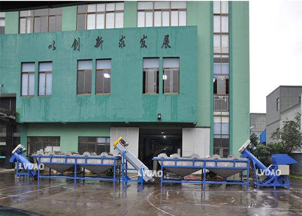 Simple Operation Plastic Washing Line Recycling With Custom Color High Efficiency