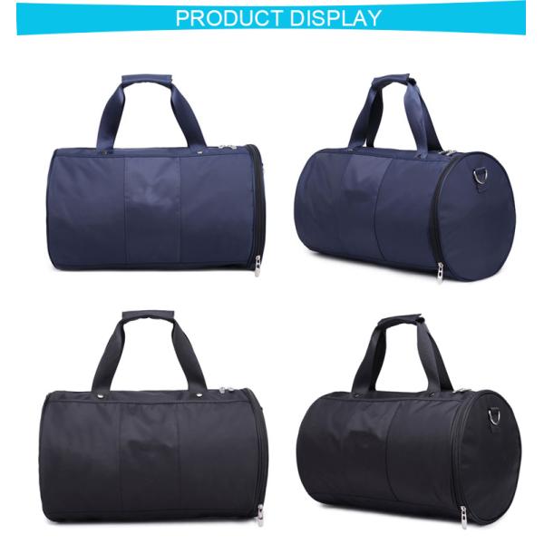 Men'S Oxford Portable Training Bag With Independent Waterproof Storage Bag
