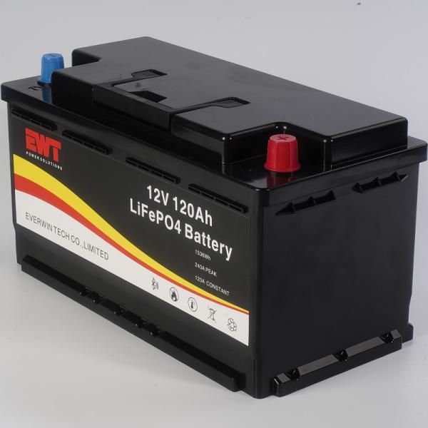 Fonte de alimentação do inversor de RV LFP 12V 120AH Bateria