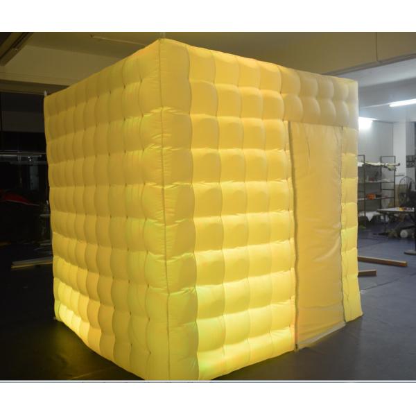 Inflatable Photo Booth Hire LED Photobooth Inflatable White Photo Booth Lighting Tent With 210 D Oxford Color