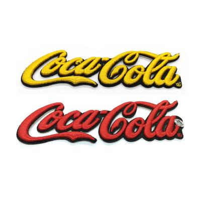 Washable 3D Embroidered Patches Felt Fabric Material for Clothing