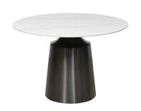 Table à manger ronde moderne résistante au feu, facile à nettoyer, taille personnalisable