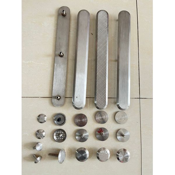 ROADSAFE Stainless Steel 304 316 Tactile Indicator Stud Strip Bar Road Stud Blind Warning Paving Tile Metal