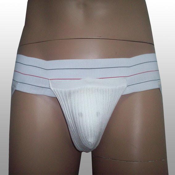 White Color Men ' S Athletic Supporter , Male Athletic Supporter With Flex Shield Cup