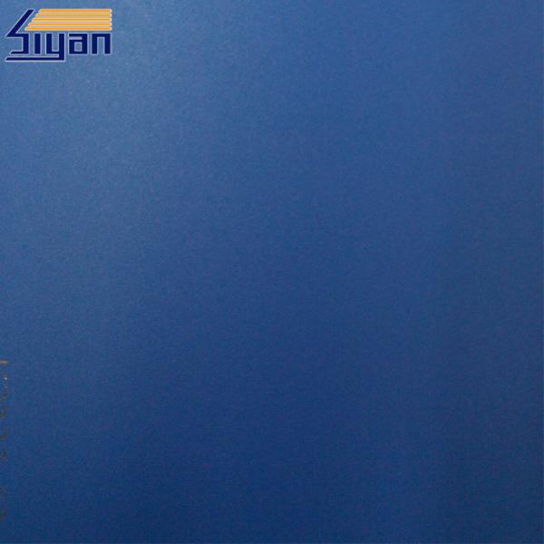 Blue Custom PVC Decorative Foil For Furniture Surface , 650-1400mm Width