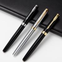 Stainless Steel Signature Neutral Pen Business Metal Roller Pen 0.7mm