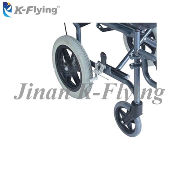Aluminm Alloy Backrest Manual Foldable Wheelchair Adult Disabled