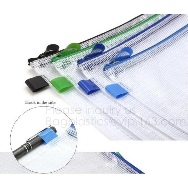 Office Stationery Plastic Pp File Bag A4 Document Pouch B6 Zipper Wholesale File Folder Bag School Stationery Supplies,