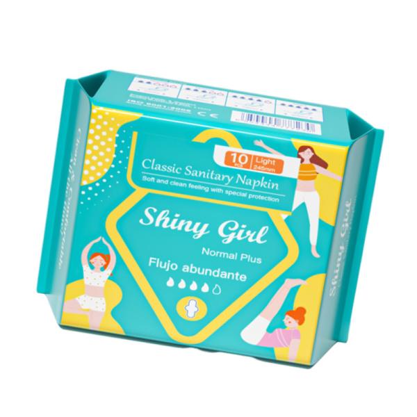 Melhor Vendedor Alta Qualidade Barata Tecido Não Tecido Serviços Sanitários 245mm Desutilizável de Algodão Pad Lady