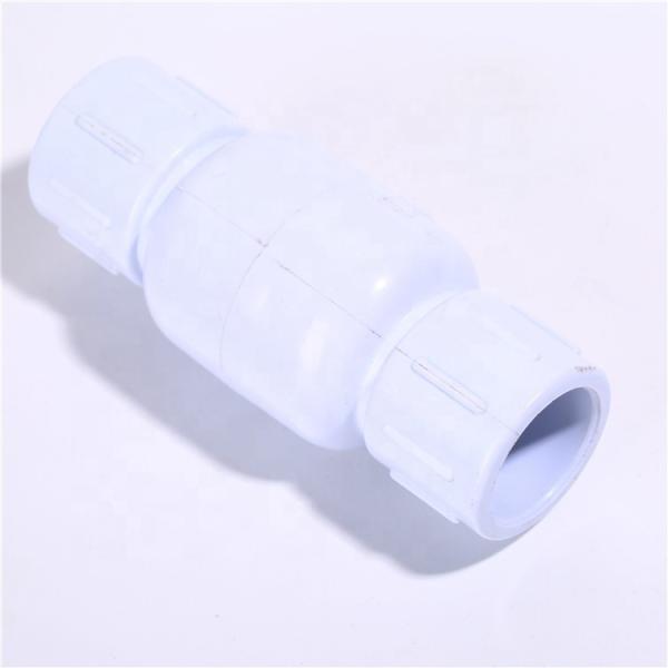4 PVC Non Return Swing Check Valve STANDARD Length and PP Ball for Sump Pump Application